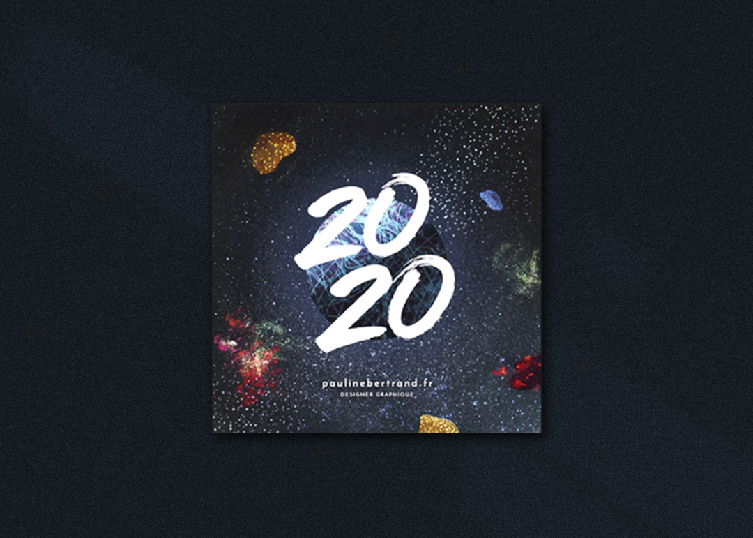 Carte de voeux Pauline Bertrand 2020