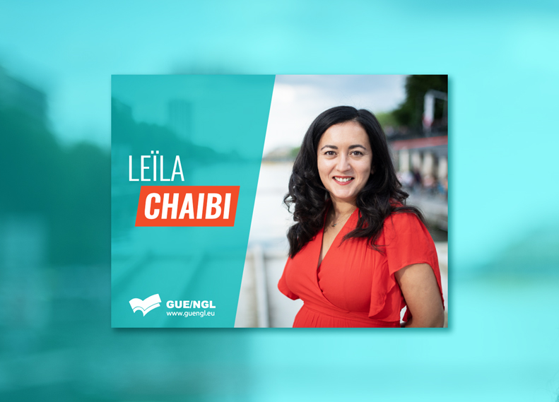 Mock UP identité visuelle de Leïla Chaibi