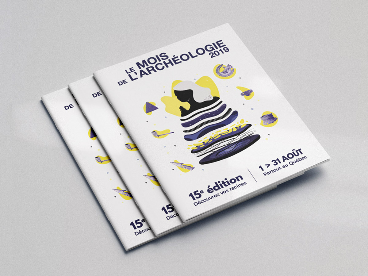 Brochure 15<sup>e</sup> édition du Mois de l'archéologie organisé par Archéo-Québec