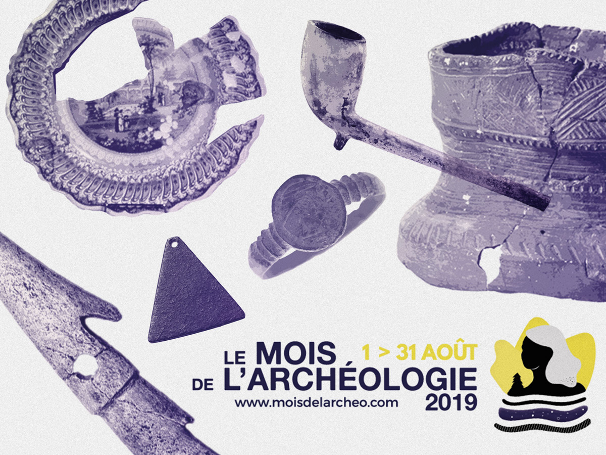 Intérieur brochure 15e édition du Mois de l'archéologie organisé par Archéo-Québec