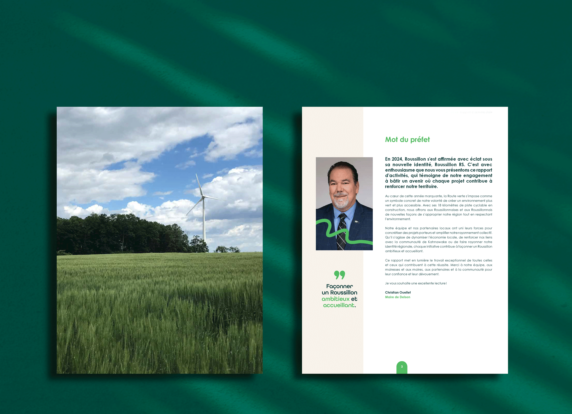 Rapport annuel de la MRC de Roussillon 2024