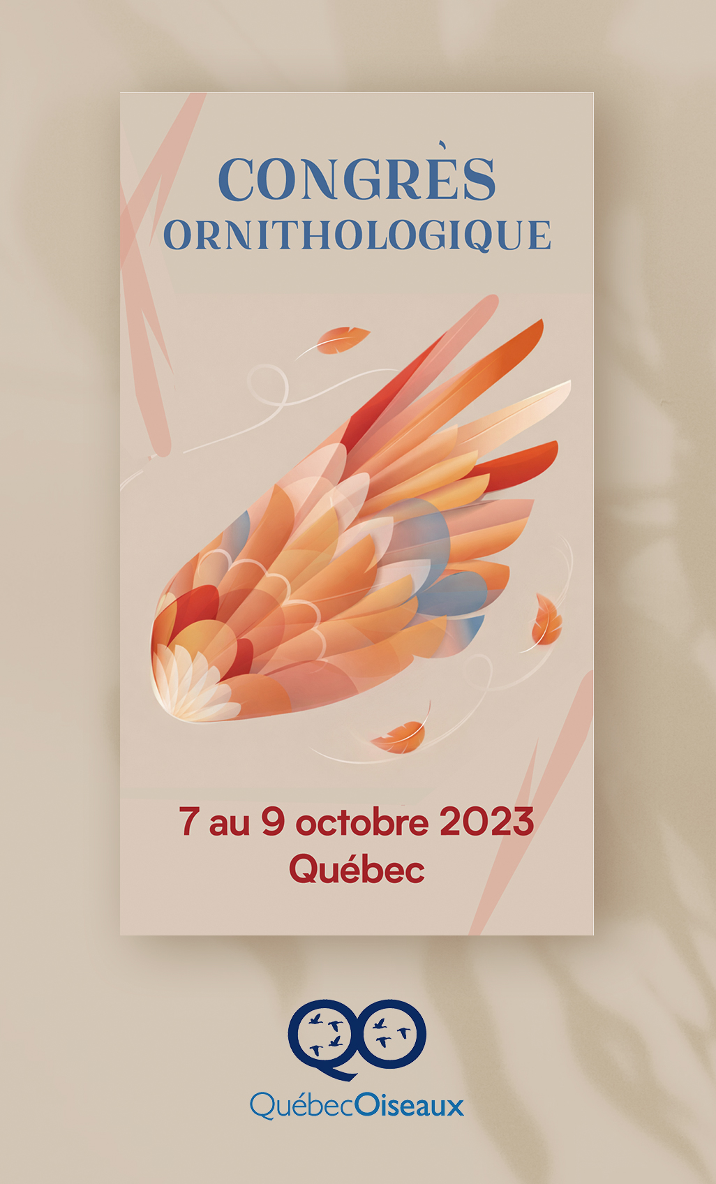 Carte de voeux QuébecOiseaux 